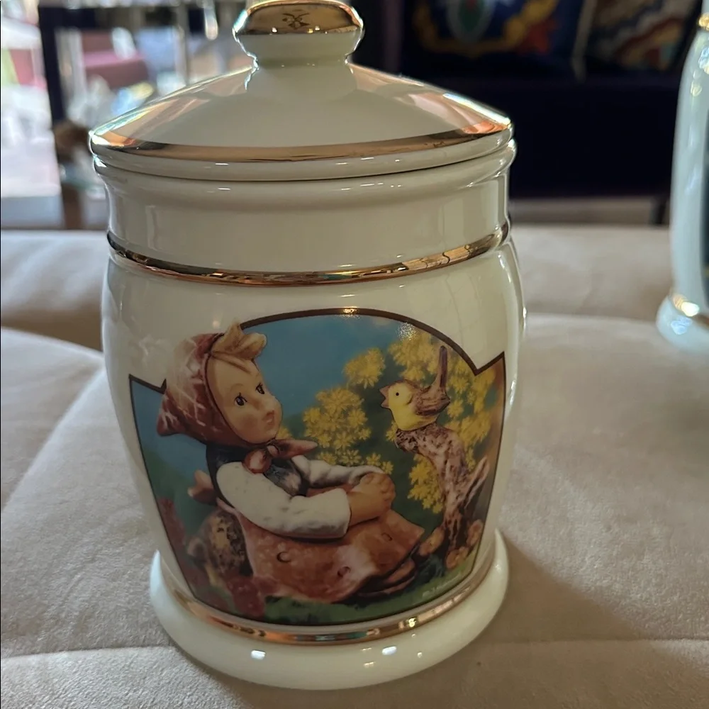 1991 Hummel Danbury Mint Porcelain Jar Canister Germany In Tune